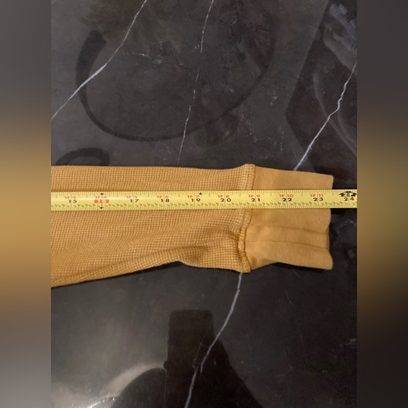 MATE the Label Organic Cotton Soft Boxy Crop Top Thermal Size Medium Loungewear - Picture 9 of 10